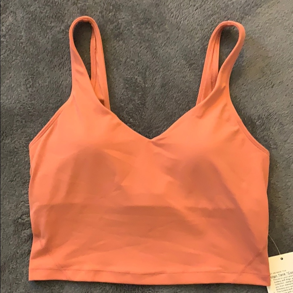 Lululemon Align Tank *Cool - Size 8 - Rustic Coral